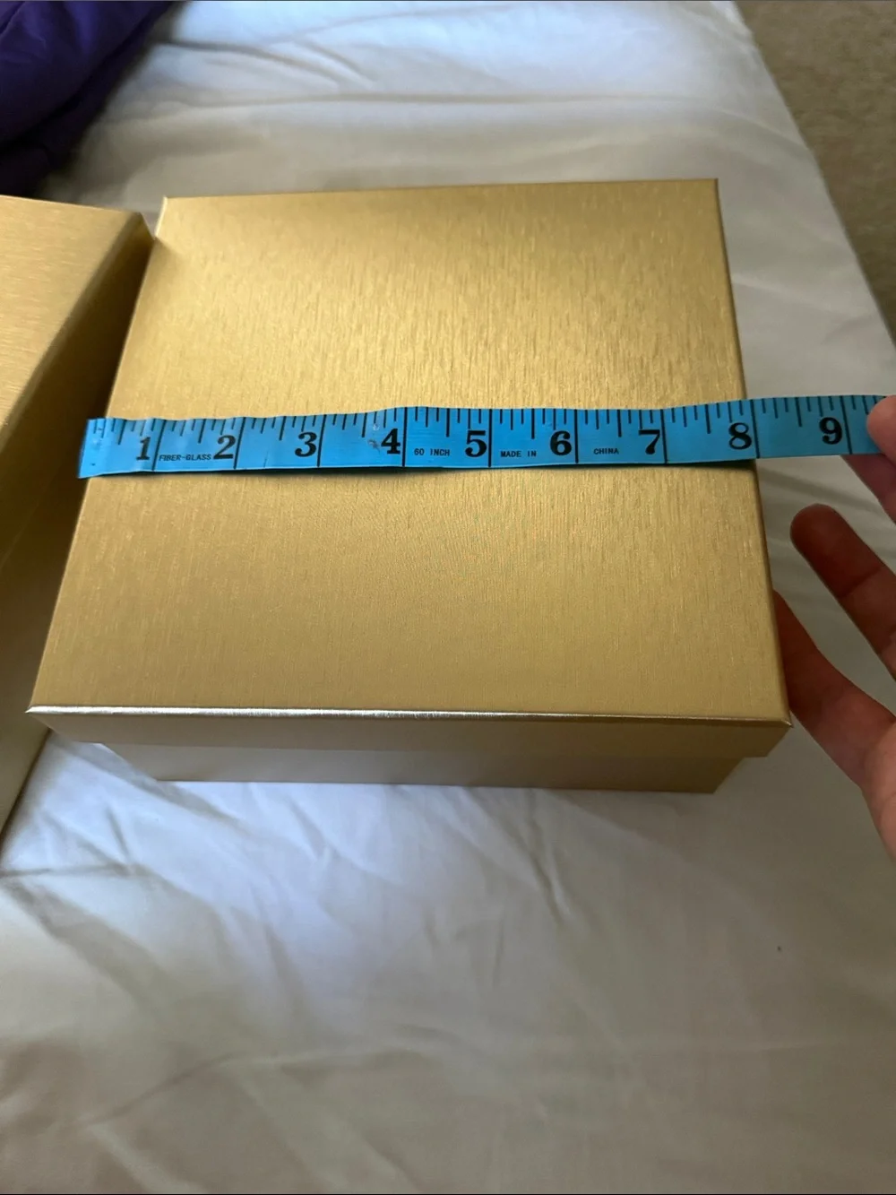 Set of Metallic Gold Gift Box